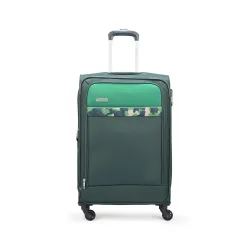Aristocrat Medium 69cm Soft Suitcase – 4 Wheels, Green