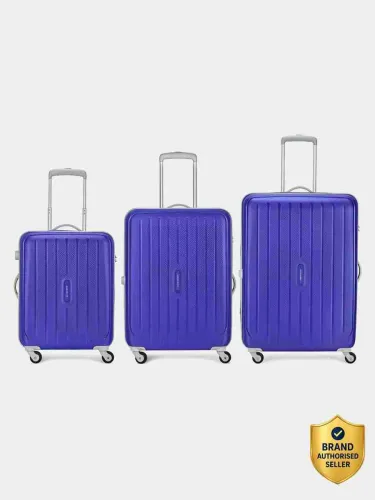 Image of ARISTOCRAT Photon 3 Hard Body 4 Wheels Luggage Trolley Bag set of 3 (55cm, 64cm, 75cm)