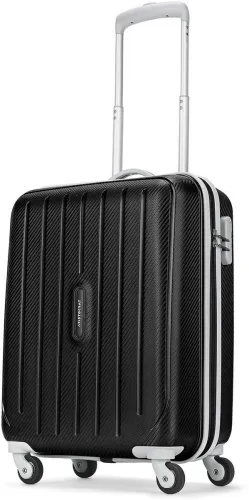 Image of ARISTOCRAT Photon 55cm Black Cabin Suitcase
