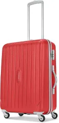 ARISTOCRAT Medium Check-in Suitcase (65 cm) 4 Wheels - Photon 65 - Hardbody Trolley Bag - Red