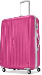 ARISTOCRAT Large Check-in Suitcase (75 cm) 4 Wheels - Photon 75 - Hardbody Trolley Bag For Women - Pink