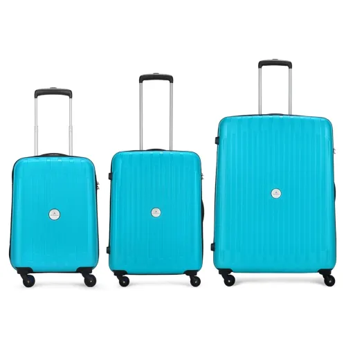 Image of Aristocrat Polypropylene Armstrong 3 Pc Set 4 Trolley Bags