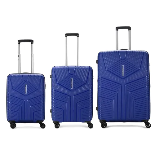 Image of Aristocrat Set of 3 Prime 3 Pc Cabin 55cm(Small) Check-in 66cm(Medium) Check-in 75cm(Large) 8 Wheels Trolley Bags for Tr