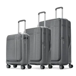 Aristocrat Solana Set of 3 Hard Case Trolley Bags