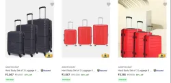 Aristocrat Suitcases (Pack Of 3) upto 87% Discount