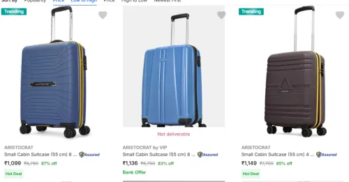 Image of Aristocrat Suitcases up to 87% off