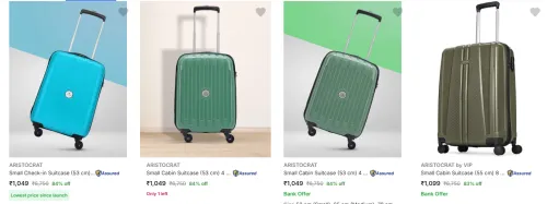 Image of Aristocrat Suitcases upto 84% Discount
