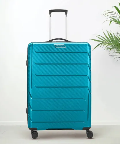 Image of Aristocrat Teal Blue Large Check-in Suitcase