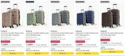 Aristocrat Trolley Bag Set Of 2 at minimum 85% Discount