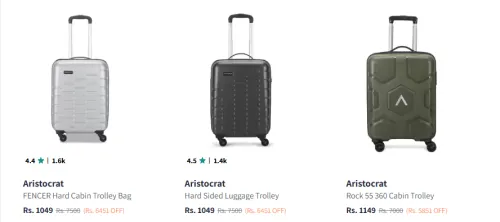 Image of Aristocrat Trolleys at minimum 80% Discount