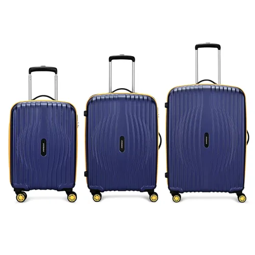 Image of Aristocrat Vortex Plus Luggage Set – 3pcs, Hardside, Blue