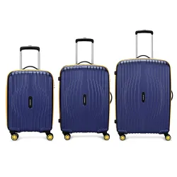 Aristocrat Vortex Plus Luggage Set – 3pcs, Hardside, Blue