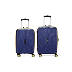 Aristocrat Vortex Plus | Set of 2 Trolley Bag, 55+65 Cm, Small+Medium Hardside Luggage | 8 Wheels, Combination Lock |