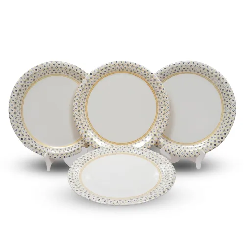 Image of Ariya 11” Melamine Dinner Plates (Set of 4)
