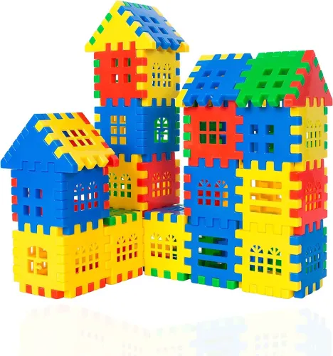 Image of ARIZON House Building Blocks with Smooth Rounded Edges-72