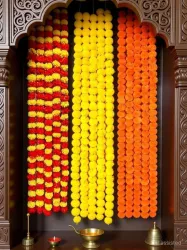 ARKCreations Artificial Marigold Flower for decoration, po15
