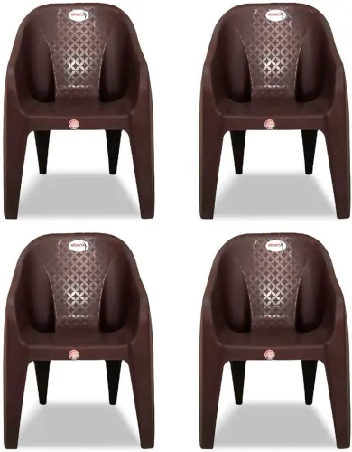 Image of Arlavya Mario Model Arm Chair (Set of 4)
