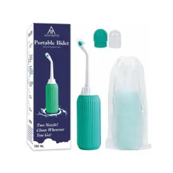 ARLICORPING 500ML Plastic Retractable Handheld Bidet Portable of Antisli