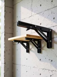 Arlife AE-folding shelf bracket 20cm 20 Shelf Bracket (Iron)