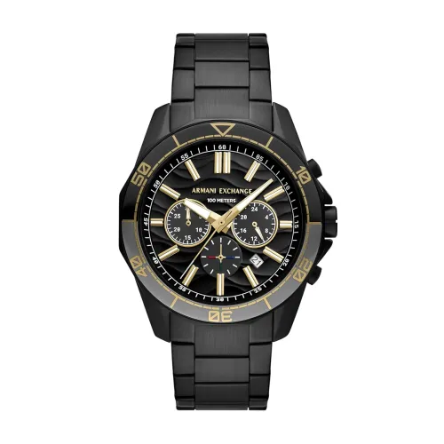 Image of Armani Exchange Dive-Inspired Stainless Steel Men's Watch