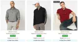 Armani Exchange Mens Clothing at Minimum 50% Discount