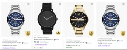 A X Armani Exchange Wrist Watches for men at minimum 50% Discount