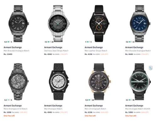 Image of Armani Exchange Watches - Up-to 70% Discount.