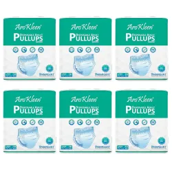Arokleen Premium Adult Diaper Pants, Large, 60 Units, Pack of 6