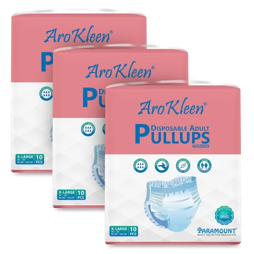 Image of Arokleen Premium Adult Diaper Pants Style | Extra Large (XL) |30 Units |Waist size (38-65 Inch (96-165 cm) | All-Night A