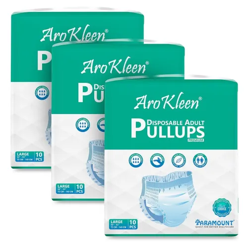 Image of Arokleen Premium Adult Diaper Pants L Size 30 Count * Pack of 3