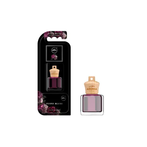 Image of Aroma Car Perfume Wood Air Freshener Peony Blush 7ml