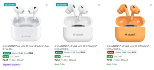 Image of Aroma Earbuds Starting at ₹244