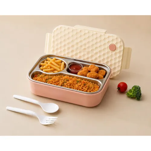 Image of Aroma Insulated Stainless Steel Lunch Box