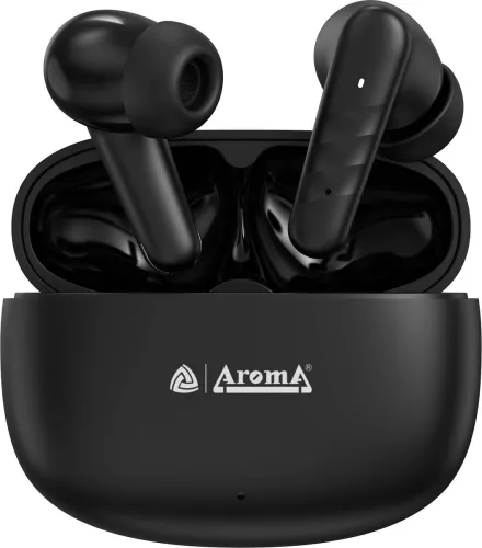 Image of Aroma NB126 Berry V5.4 Bluetooth Earphones (60Hr Playtime, Fast Charging) 
