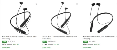 Image of Aroma Neckband Starting @ ₹239