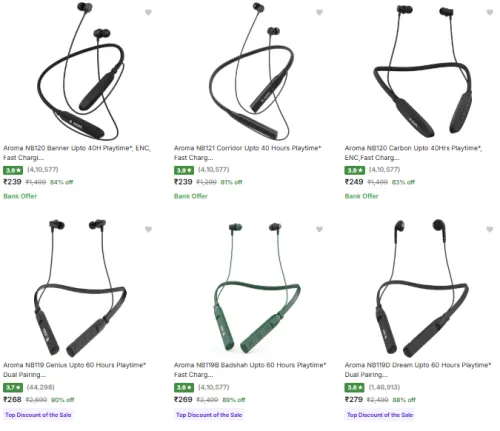 Image of Aroma Neckband Starting @ ₹239