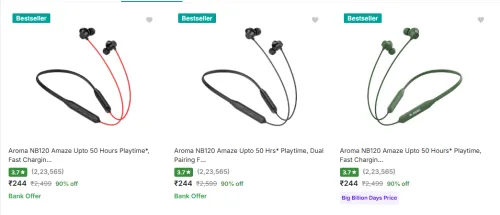 Image of Aroma Neckband at up to 91% Discount