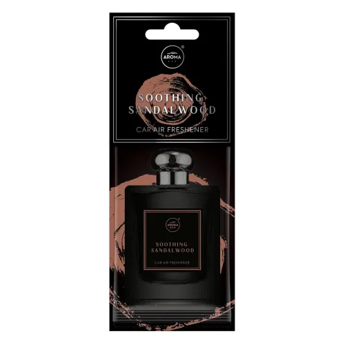 Image of Aroma Hanging Car Air Freshener Soothing Sandalwood Pack of 3