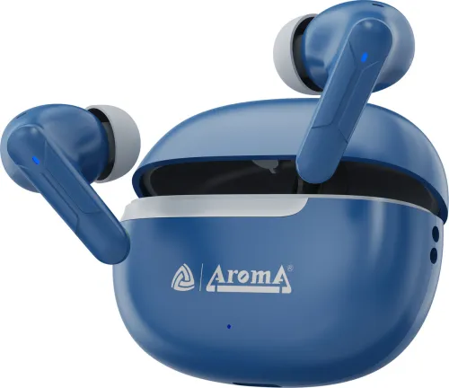 Image of Aroma TWS6 V5.4 Upto 60Hr Playtime*, ENC, Dual Paring, Fast Charging