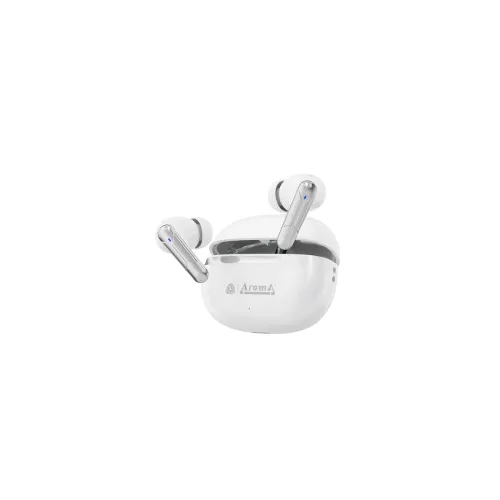 Image of AROMA TWS7 Star V5.4 Upto 60Hr Playtime*, ENC, Dual Paring, Fast Charging, Heavy Bass Bluetooth