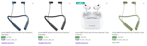 Image of Aroma Wireless Neckbands & Earbuds starting at ₹299