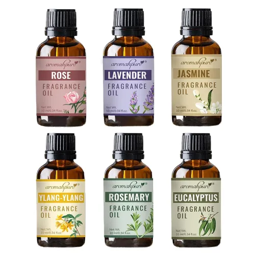 Image of Aromahpure Fragrance Oil - Floral Series | 60 ml | Set of 6| Aroma Oil for Home Fragrance | Best for Aromatherapy | Used