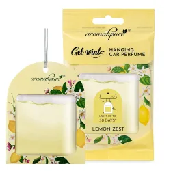 Aromahpure Gel Wink Hanging Car Perfume Lemon Pack 1