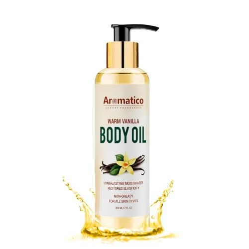 Image of AROMATICO Warm Vanilla Body Oil 200ml 