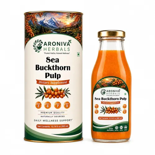 Image of Aroniva Herbals 100% Pure Himalayan Sea Buckthorn Juice & Pulp
