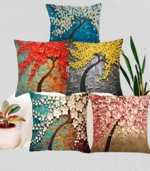 Arpa Cushion Covers – Pack of 5, 40x40cm, Multicolor