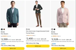Arrow Mens Blazer Minimum 58% Discount