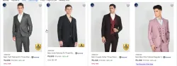 ARROW Mens Readymade Suits at minimum 65% Discount