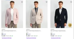 Arrow Mens Blazers at minimum 60% Discount
