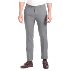 Arrow Mens Tailored Fit Formal Trousers